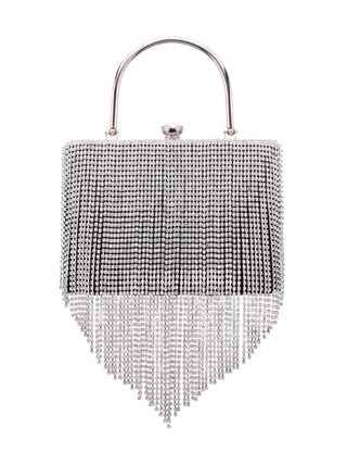 Image may contain Chandelier Lamp Accessories Bag and Handbag