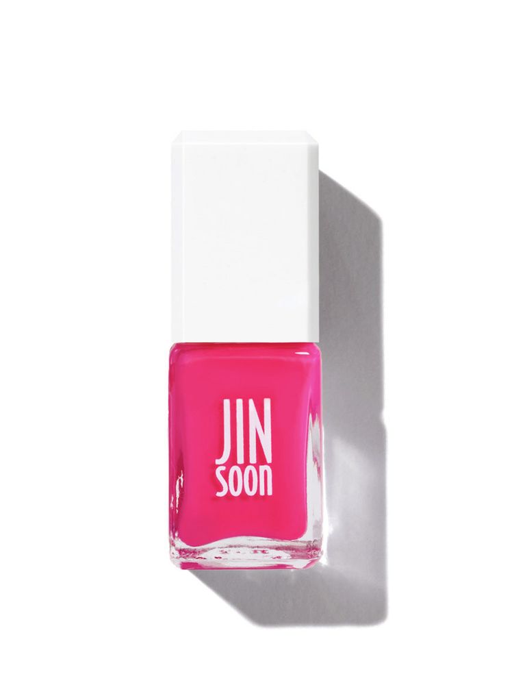 Image may contain: Cosmetics, Nail Polish, Bottle, and Perfume