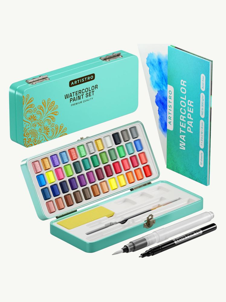 Image may contain: Paint Container, Pen, and Palette