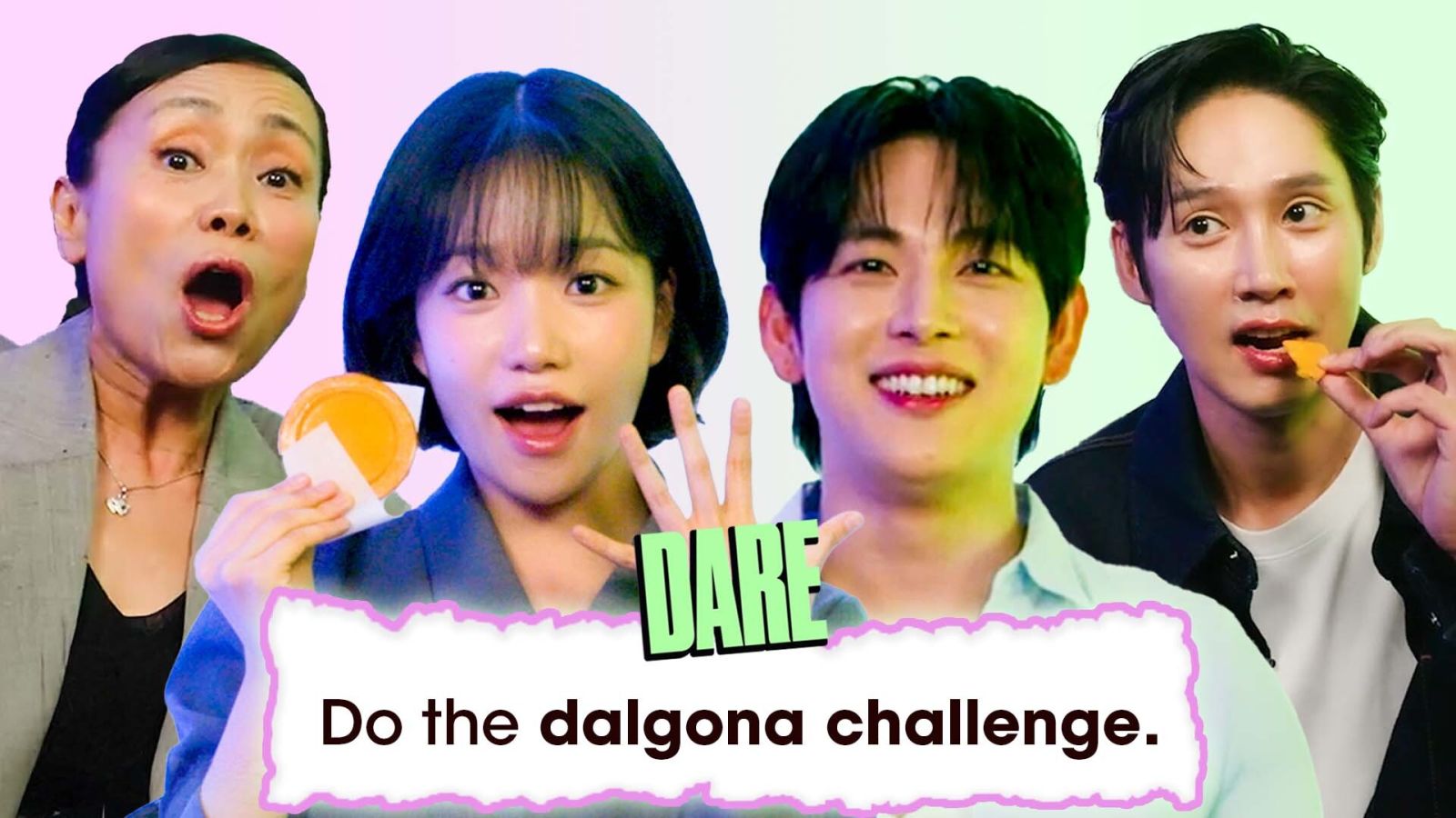 'Squid Game' Cast Play "I Dare You" 