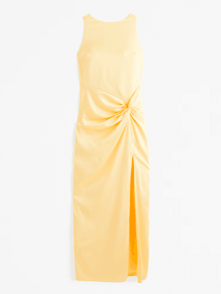 Abercrombie & Fitch Draped Skirt Maxi Dress 